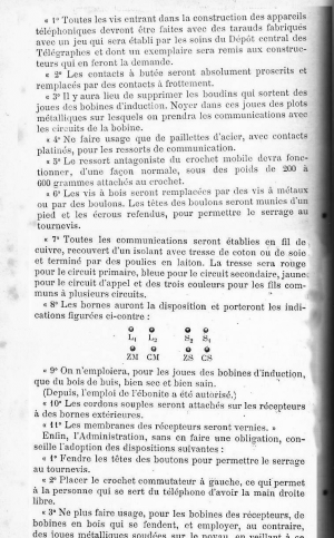 extrait de l'annexe I
   du Montillot 1903